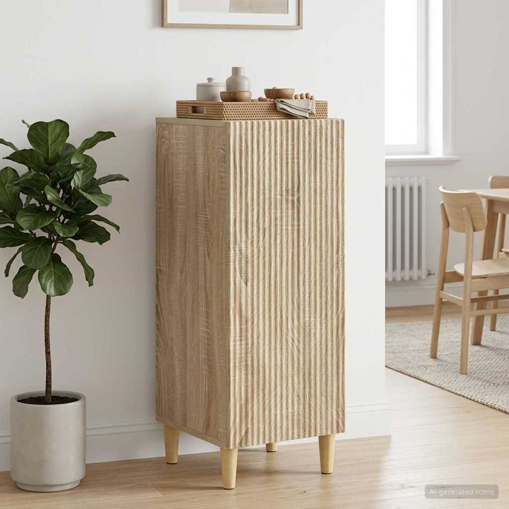 Sideboard Sonoma-Eiche 33 x 34,5 x 90 cm Holzwerkstoff