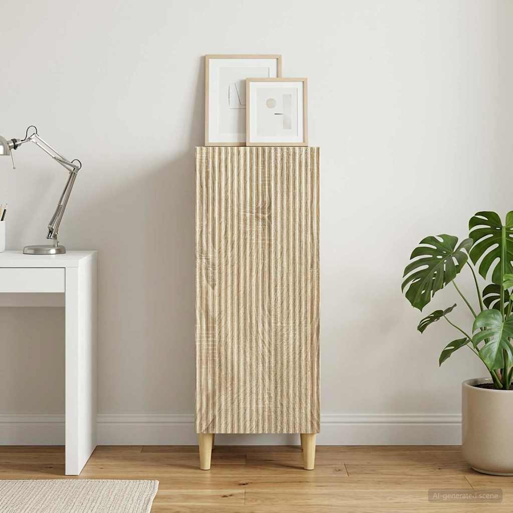 Sideboard Sonoma-Eiche 33 x 34,5 x 90 cm Holzwerkstoff