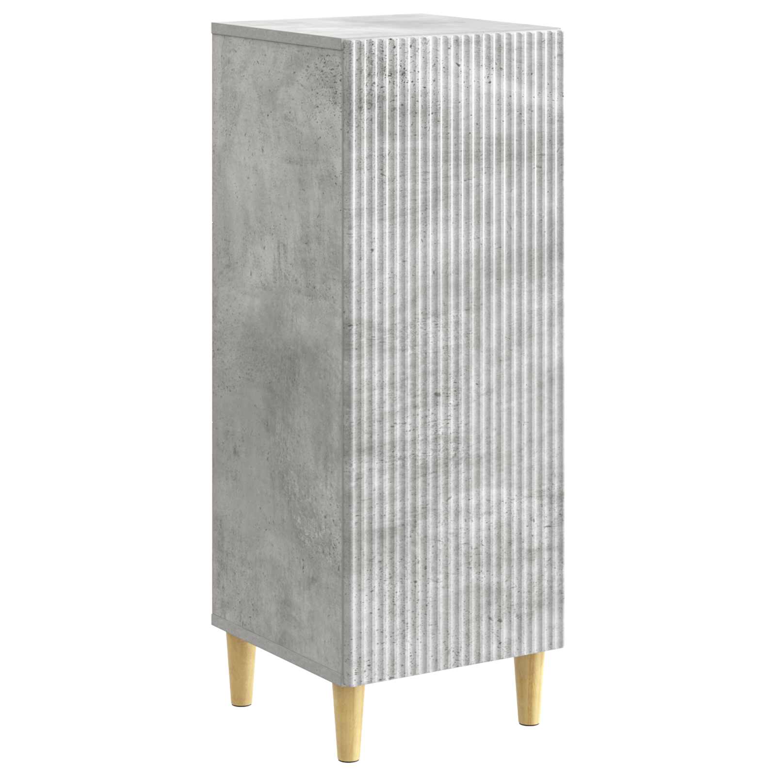 Sideboard Betongrau 33 x 34,5 x 90 cm Holzwerkstoff