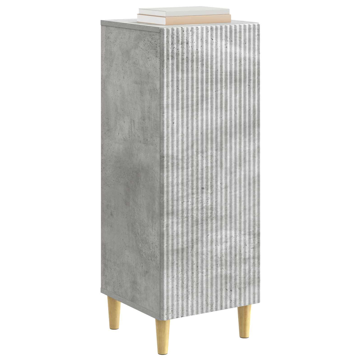 Sideboard Betongrau 33 x 34,5 x 90 cm Holzwerkstoff