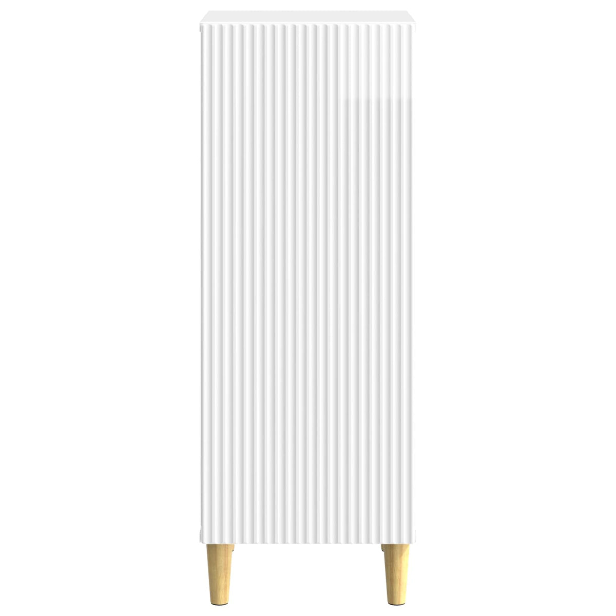 Sideboard Hochglanz Weiß 33 x 34,5 x 90 cm Holzwerkstoff