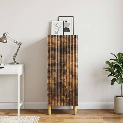 Sideboard Geräucherte Eiche 33 x 34,5 x 90 cm Holzwerkstoff