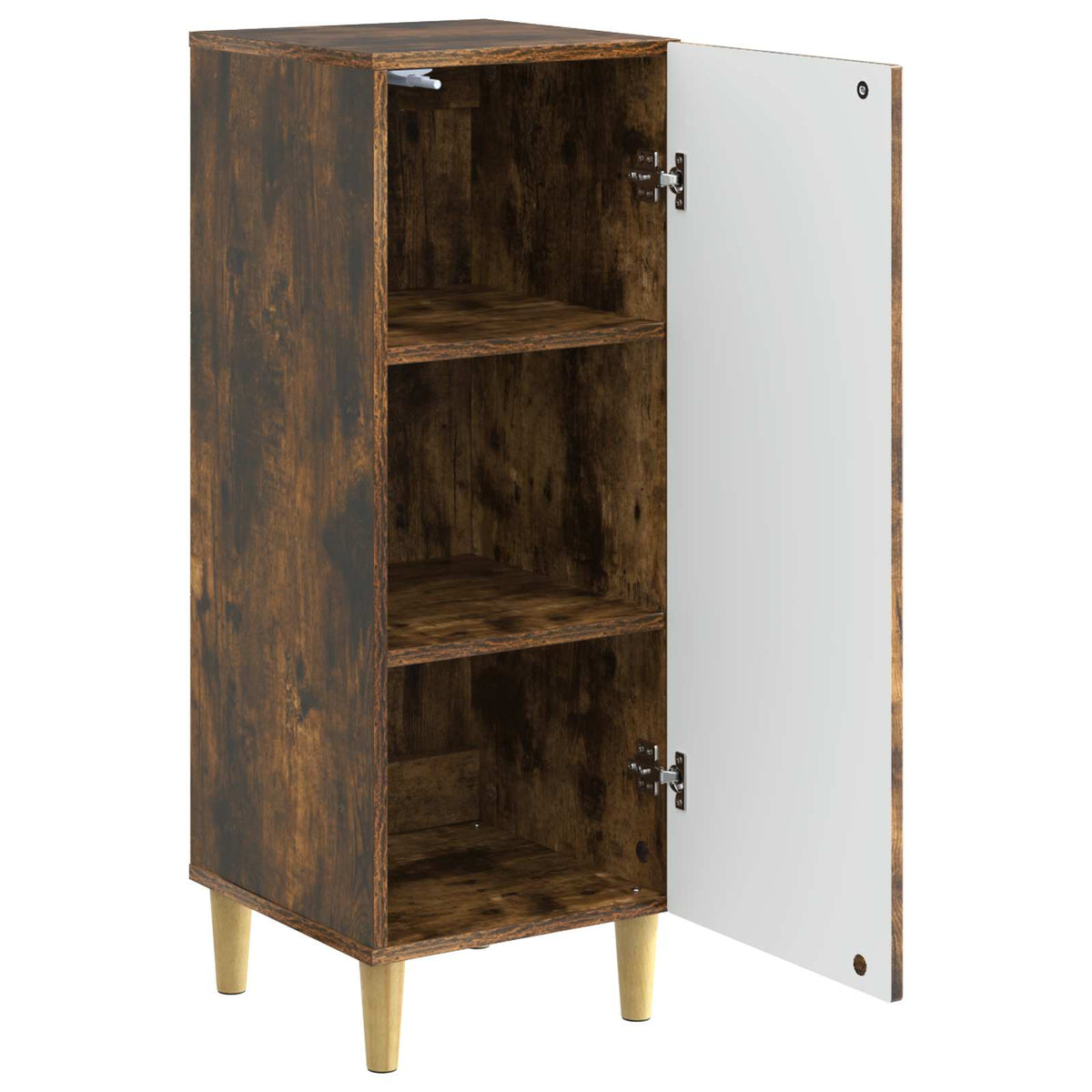 Sideboard Geräucherte Eiche 33 x 34,5 x 90 cm Holzwerkstoff