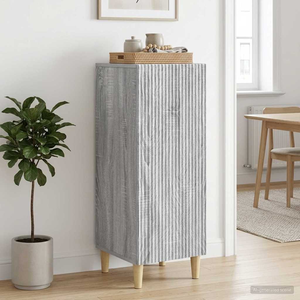 Sideboard Graues Sonoma 33 x 34,5 x 90 cm Holzwerkstoff
