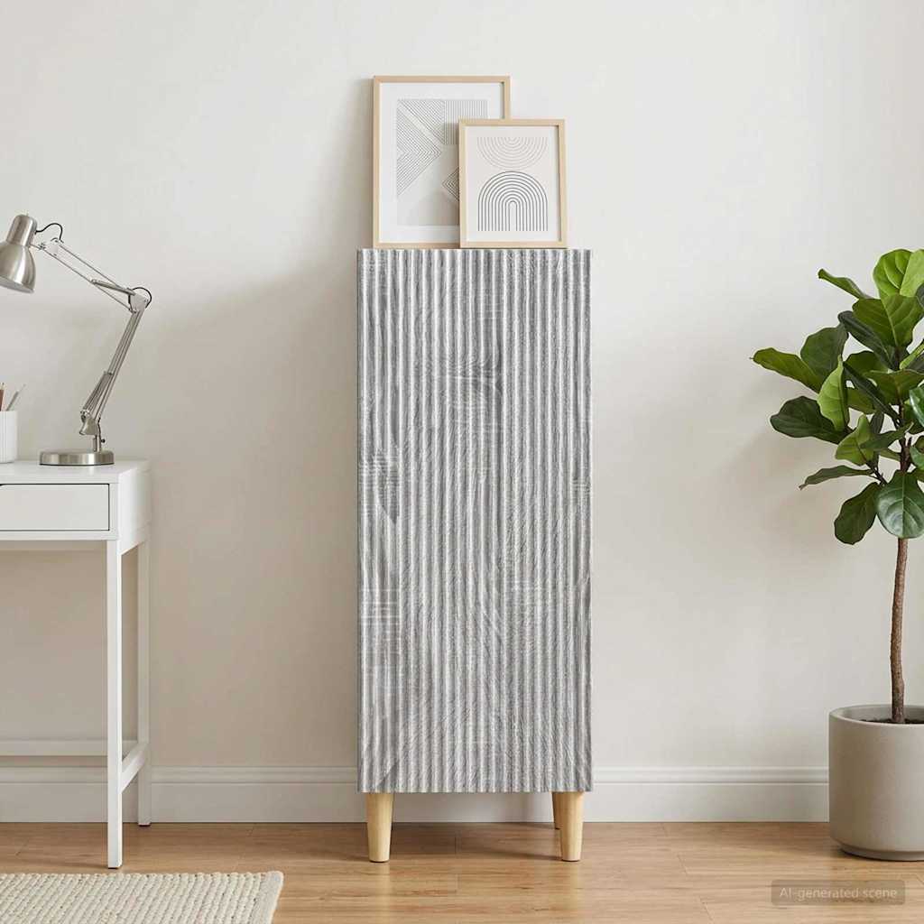 Sideboard Graues Sonoma 33 x 34,5 x 90 cm Holzwerkstoff