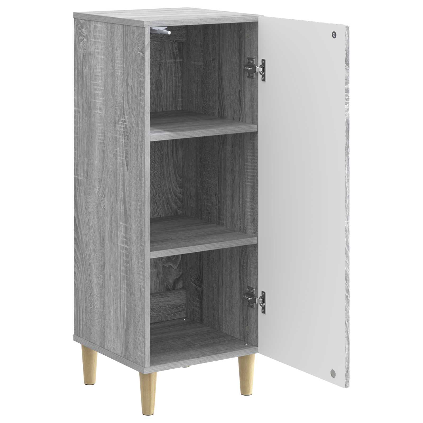 Sideboard Graues Sonoma 33 x 34,5 x 90 cm Holzwerkstoff
