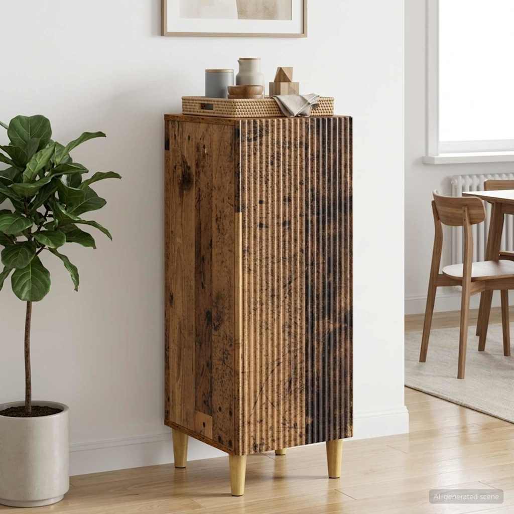 Sideboard Altholz 33 x 34,5 x 90 cm Holzwerkstoff
