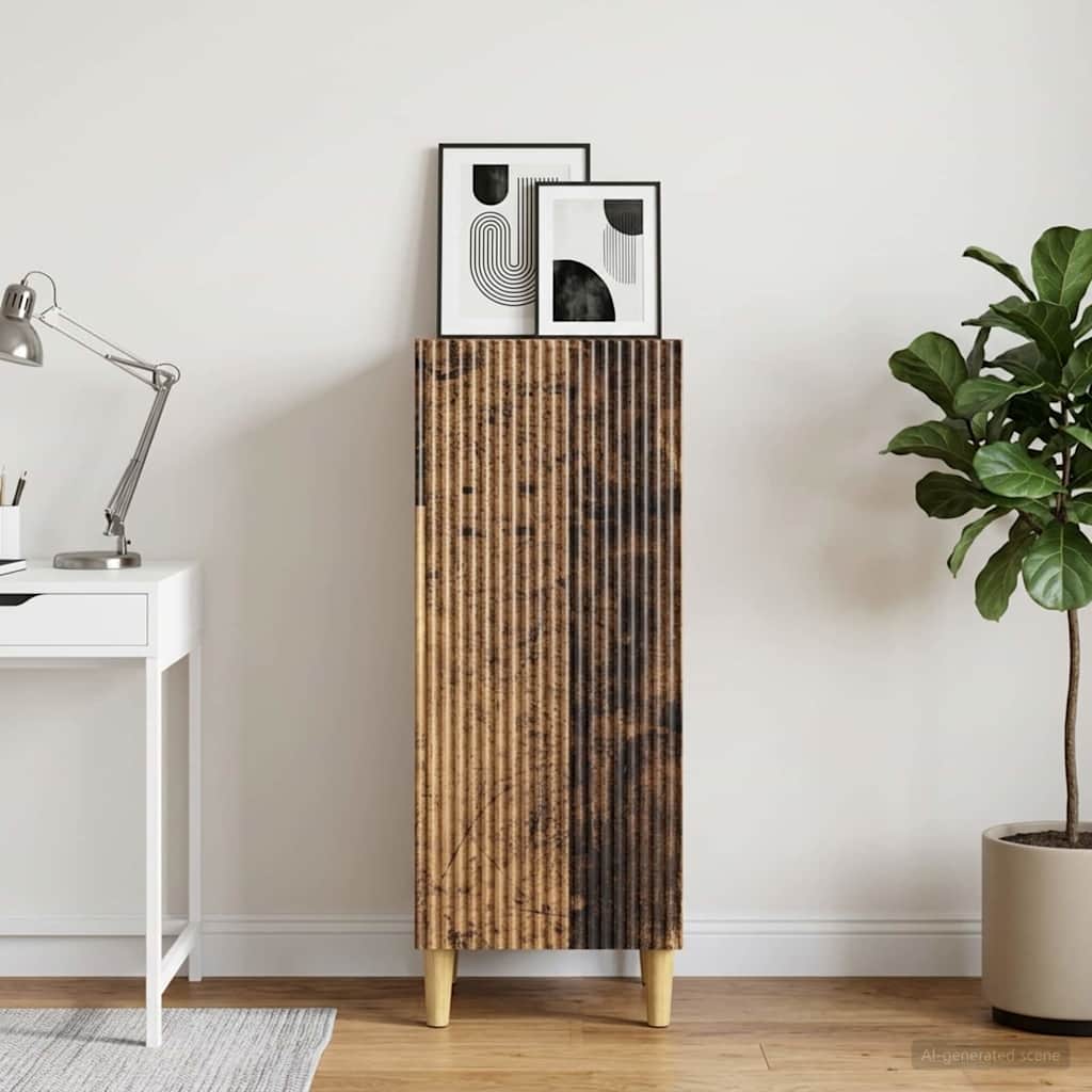 Sideboard Altholz 33 x 34,5 x 90 cm Holzwerkstoff