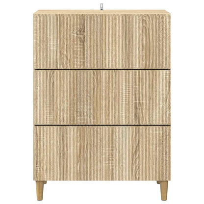 Schubladenschrank 66 x 34,5 x 90 cm Holzwerkstoff Sonoma-Eiche