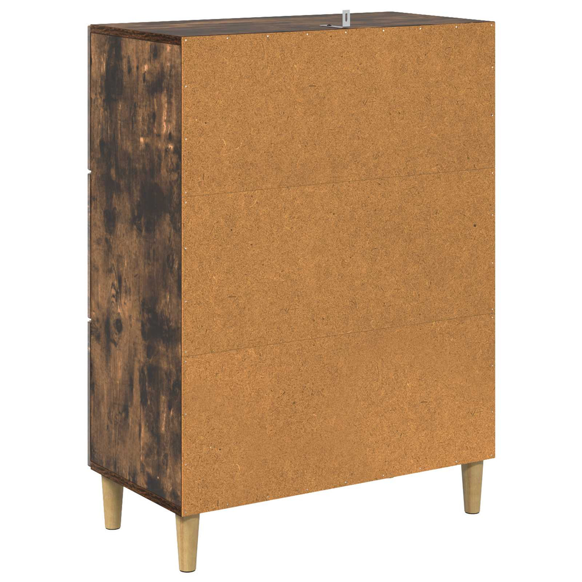 Schubladenschrank 66 x 34,5 x 90 cm Holzwerkstoff Räuchereiche