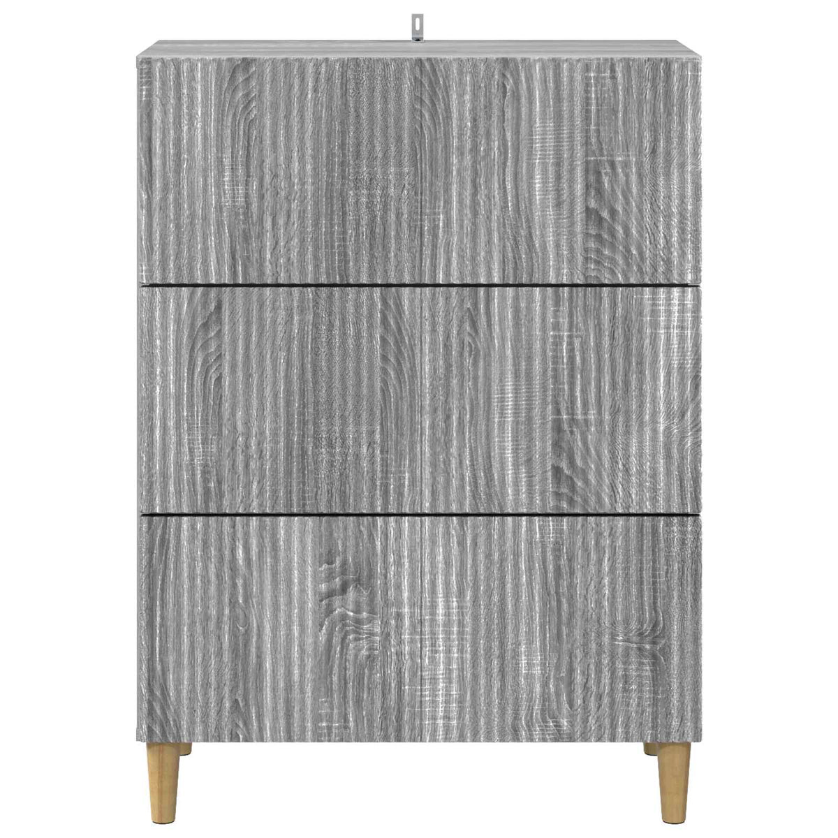 Schubladenschrank 66 x 34,5 x 90 cm Holzwerkstoff Sonoma-Grau