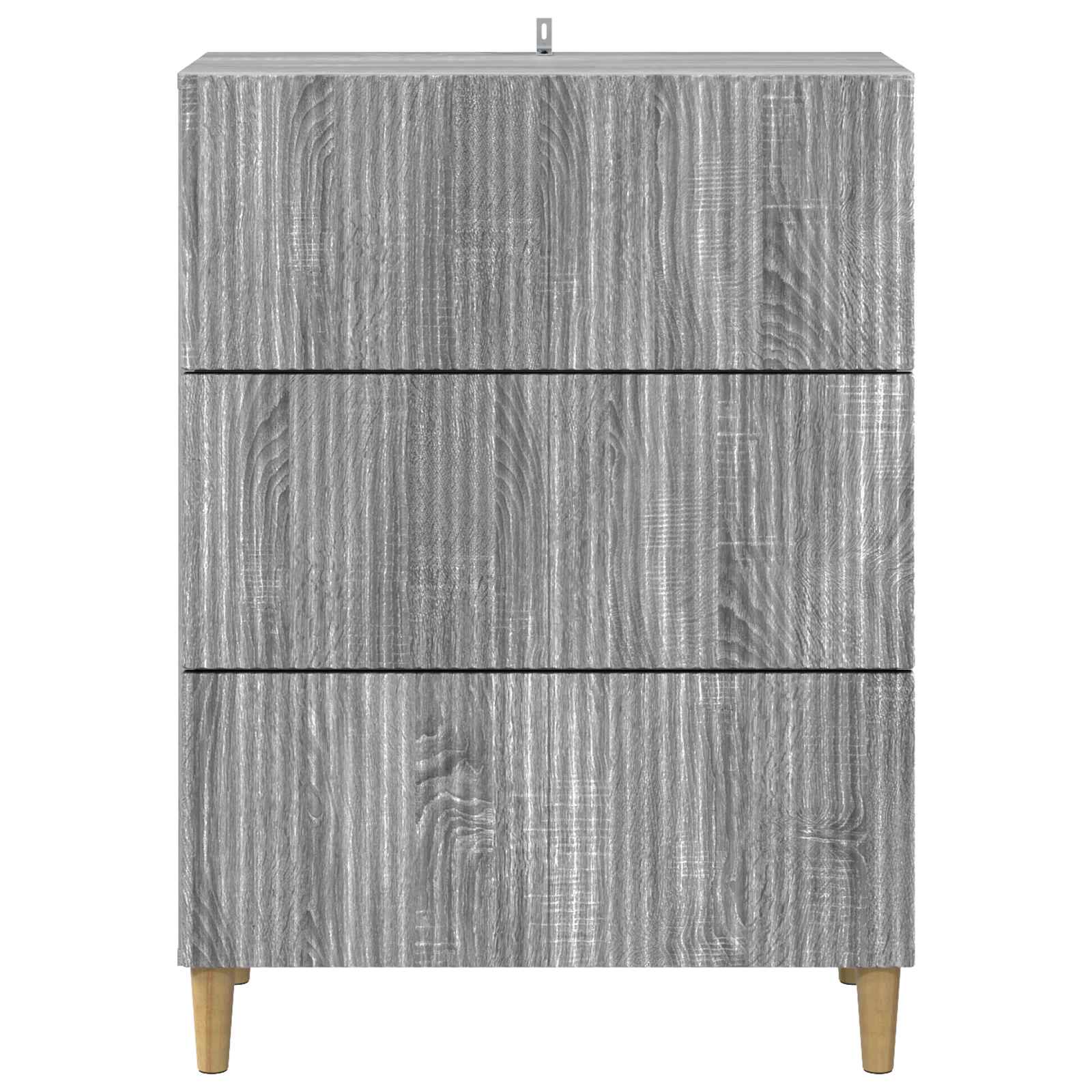 Schubladenschrank 66 x 34,5 x 90 cm Holzwerkstoff Sonoma-Grau