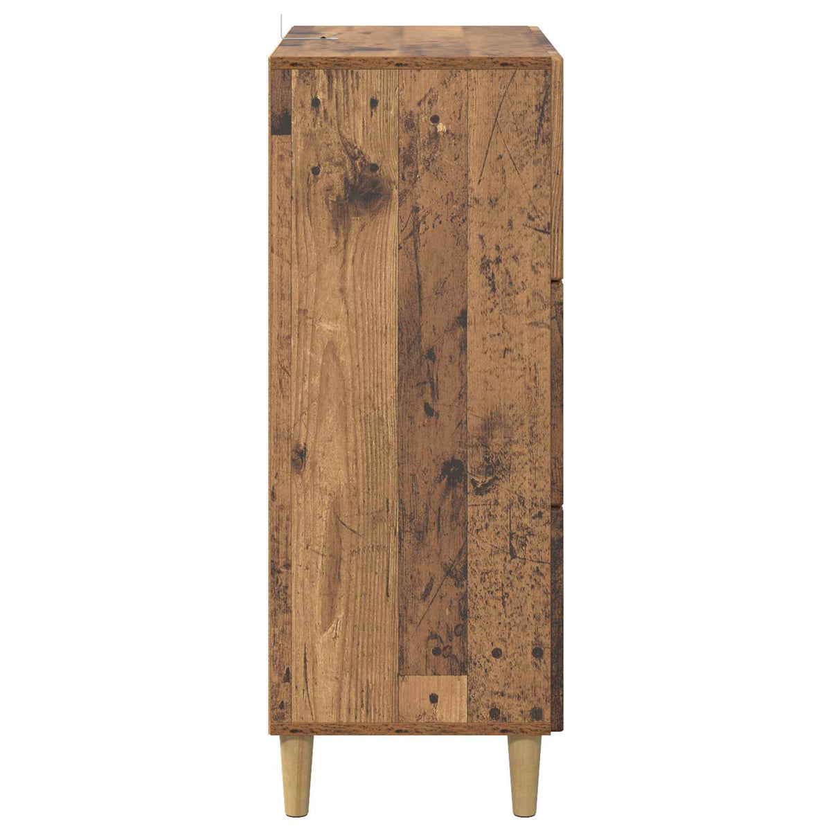 Schubladenschrank 66 x 34,5 x 90 cm Holzwerkstoff Altholz