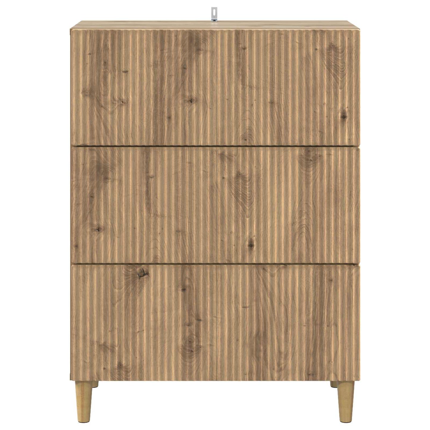 Schubladenschrank 66 x 34,5 x 90 cm Holzwerkstoff Artisan-Eiche