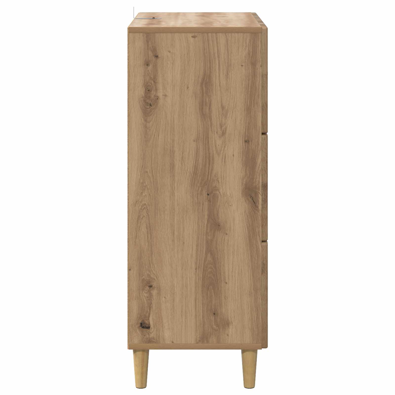 Schubladenschrank 66 x 34,5 x 90 cm Holzwerkstoff Artisan-Eiche