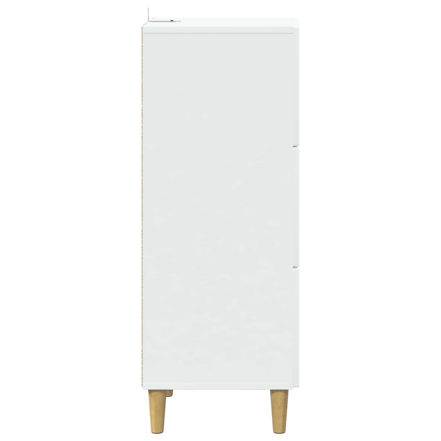 Schubladenschrank Weiß 33 x 34,5 x 90 cm Holzwerkstoff