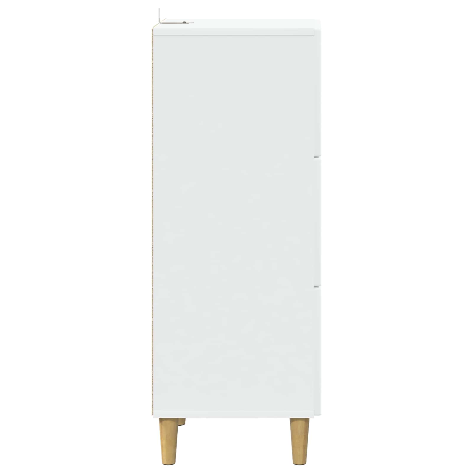 Schubladenschrank Weiß 33 x 34,5 x 90 cm Holzwerkstoff