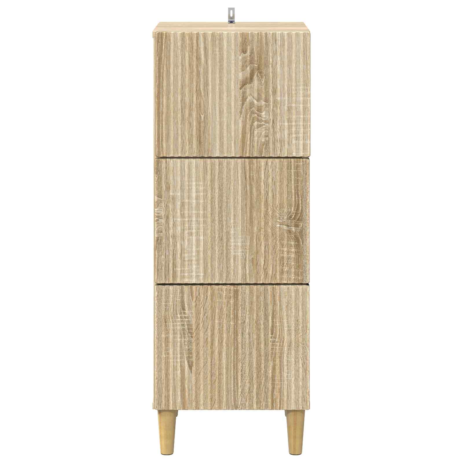Schubladenschrank Sonoma-Eiche 33 x 34,5 x 90 cm Holzwerkstoff