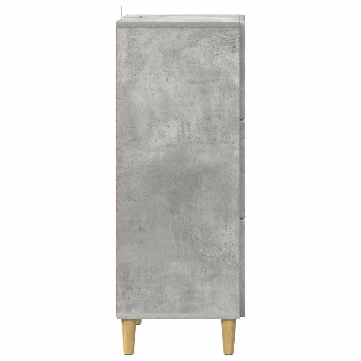 Schubladenschrank Betongrau 33 x 34,5 x 90 cm Holzwerkstoff