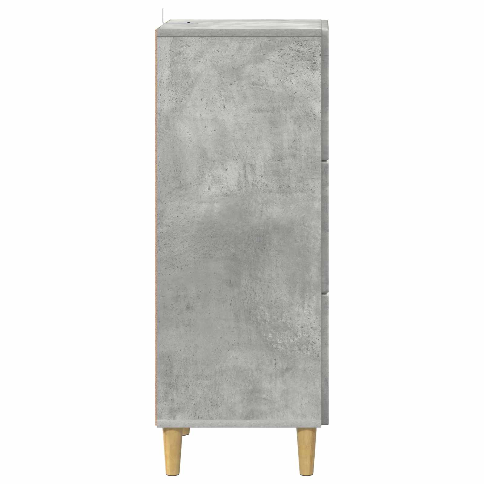 Schubladenschrank Betongrau 33 x 34,5 x 90 cm Holzwerkstoff