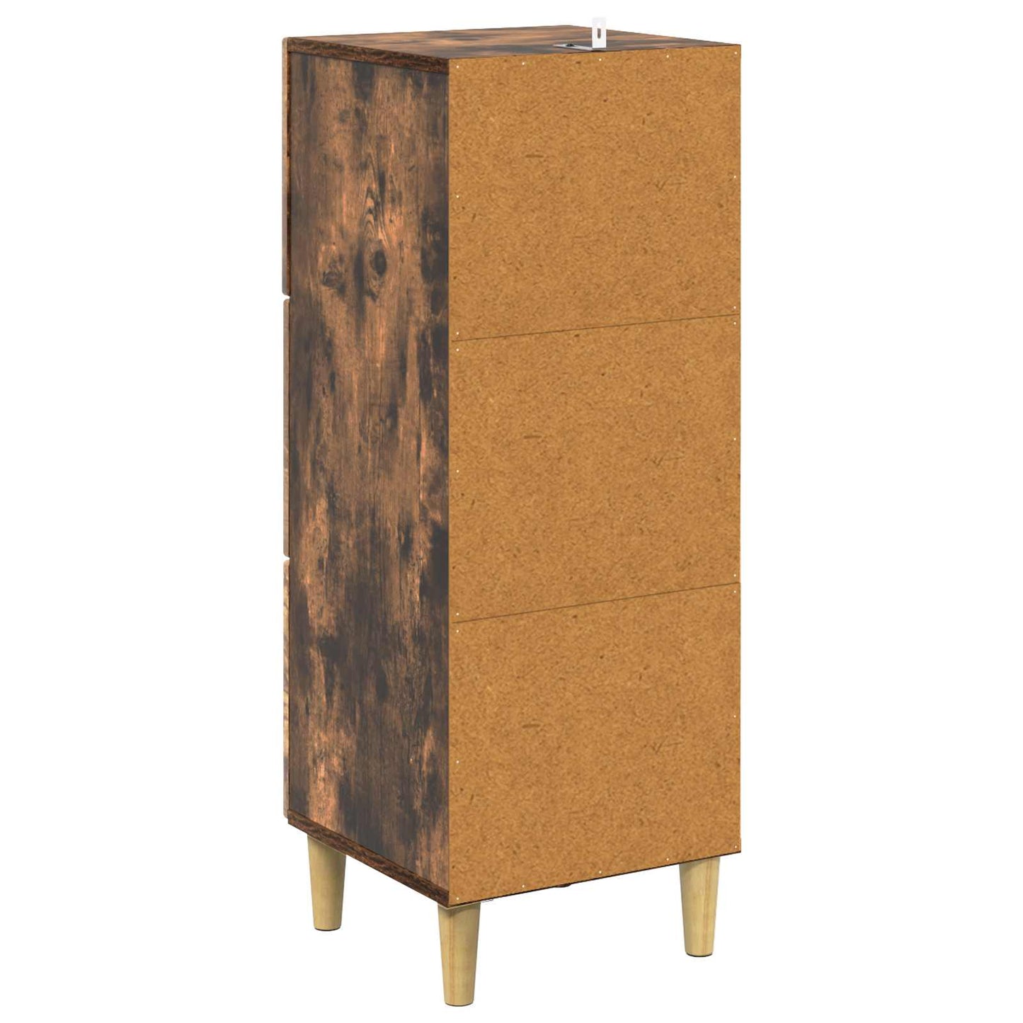 Schubladenschrank Geräucherte Eiche 33 x 34,5 x 90 cm