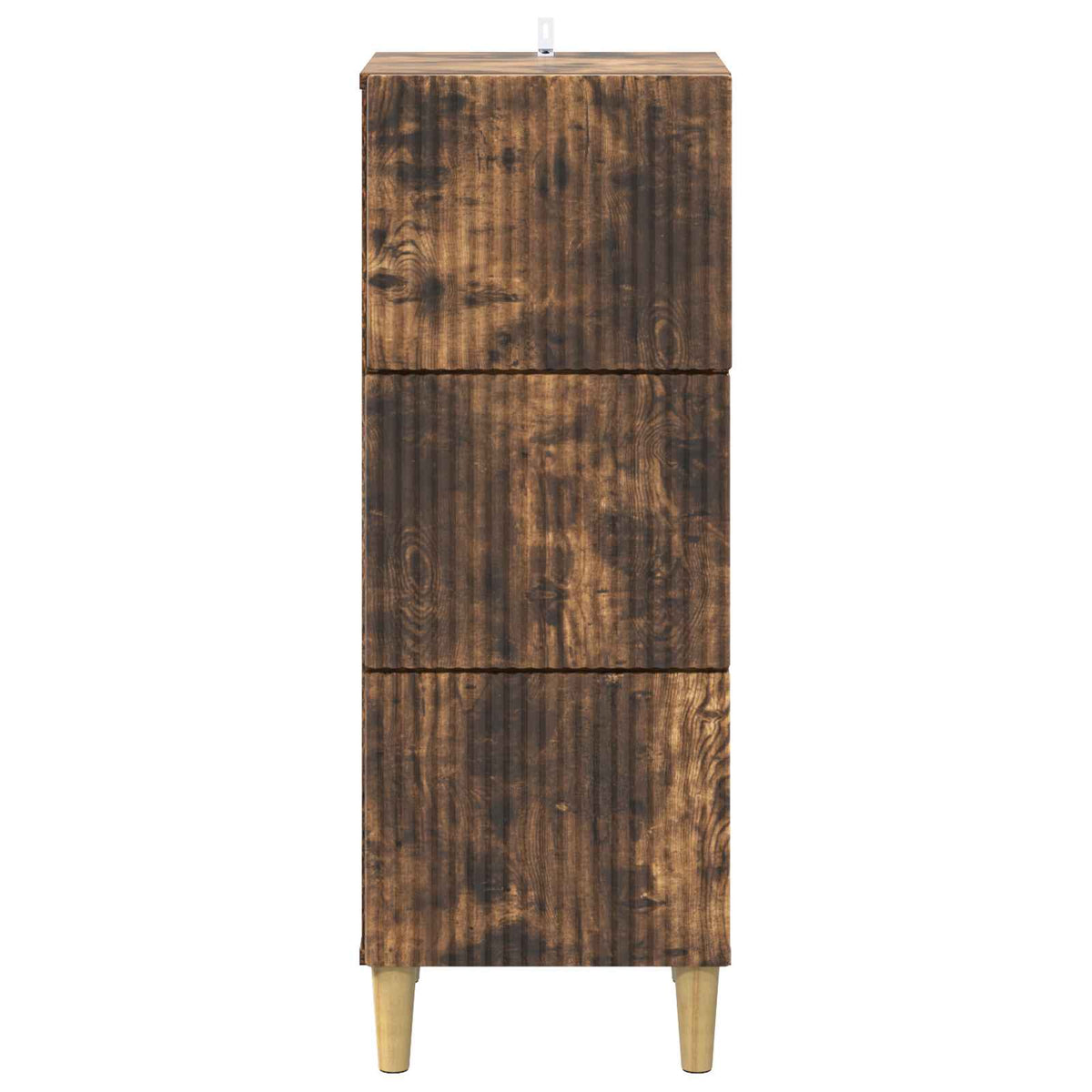 Schubladenschrank Geräucherte Eiche 33 x 34,5 x 90 cm