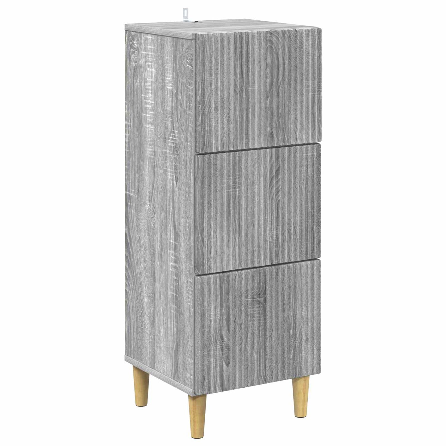 Schubladenschrank Graues Sonoma 33 x 34,5 x 90 cm Holzwerkstoff