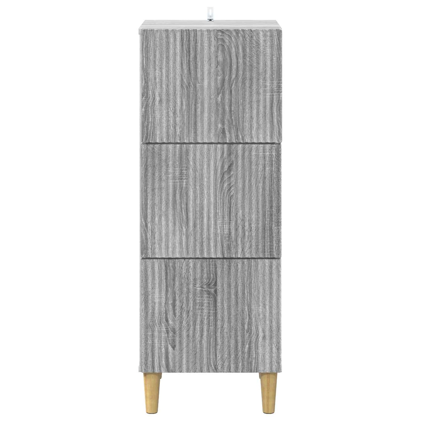 Schubladenschrank Graues Sonoma 33 x 34,5 x 90 cm Holzwerkstoff