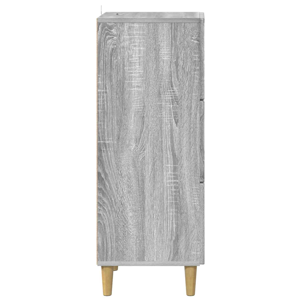 Schubladenschrank Graues Sonoma 33 x 34,5 x 90 cm Holzwerkstoff