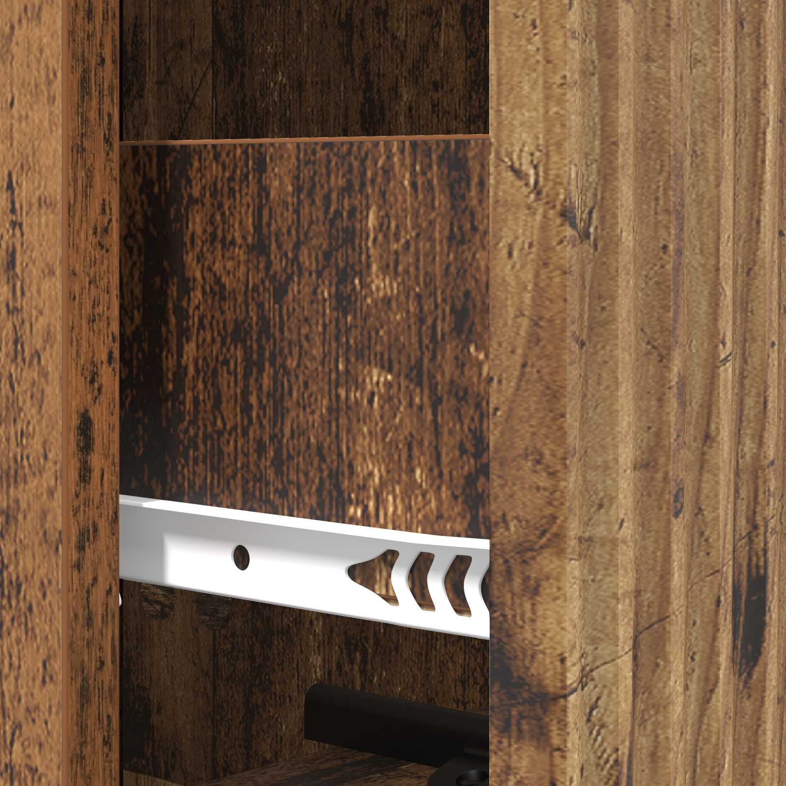 Schubladenschrank Altholz 33 x 34,5 x 90 cm Holzwerkstoff
