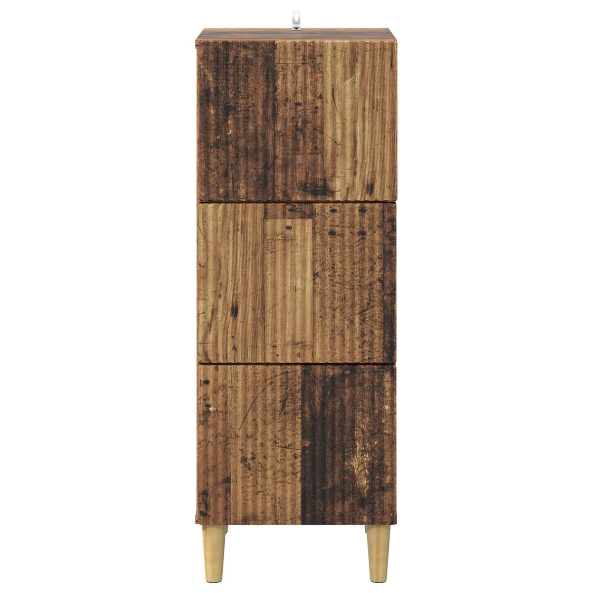 Schubladenschrank Altholz 33 x 34,5 x 90 cm Holzwerkstoff
