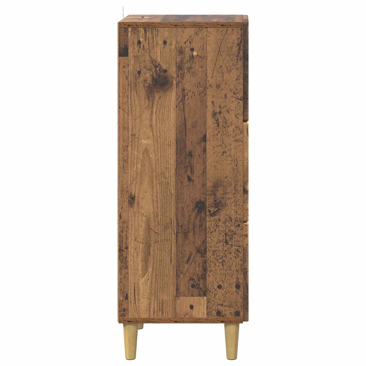 Schubladenschrank Altholz 33 x 34,5 x 90 cm Holzwerkstoff