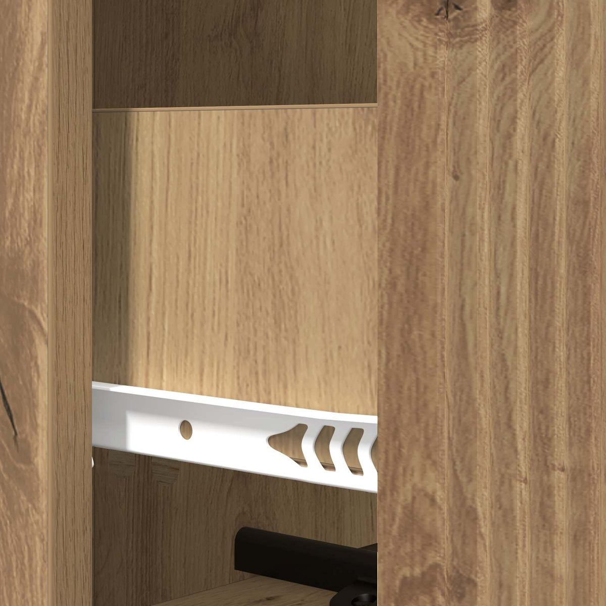 Schubladenschrank 33 x 34,5 x 90 cm Holzwerkstoff Artisan-Eiche