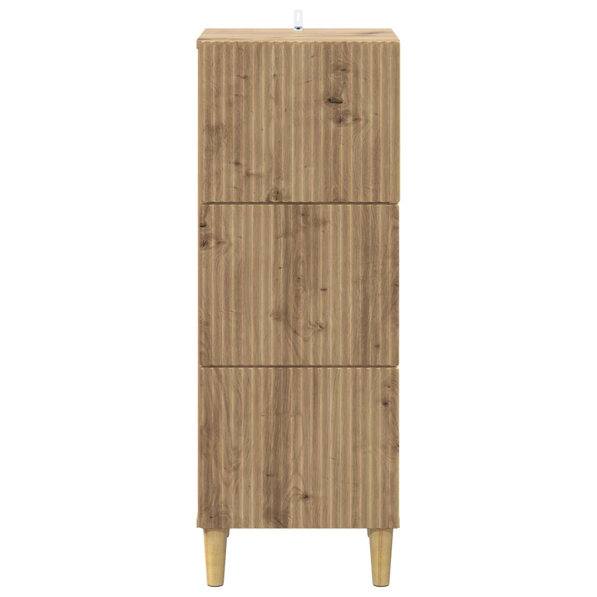 Schubladenschrank 33 x 34,5 x 90 cm Holzwerkstoff Artisan-Eiche