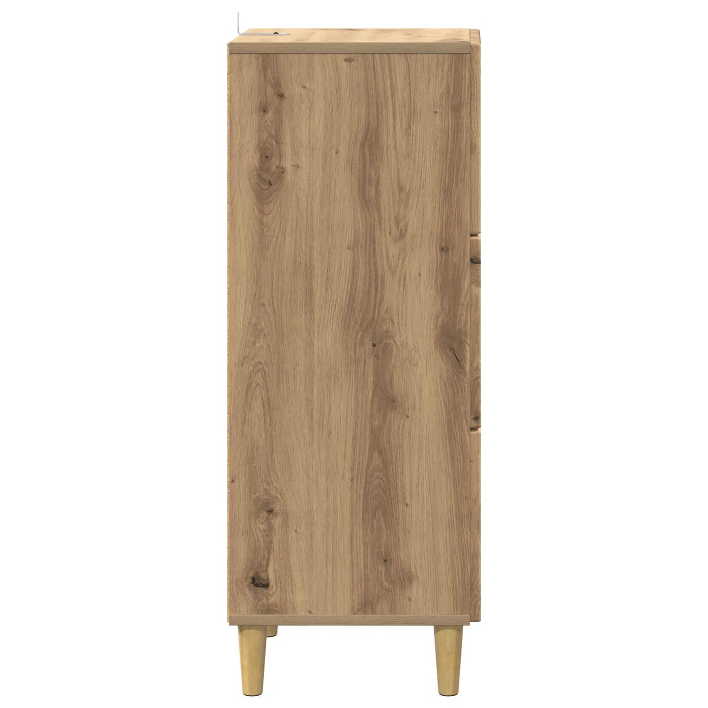 Schubladenschrank 33 x 34,5 x 90 cm Holzwerkstoff Artisan-Eiche