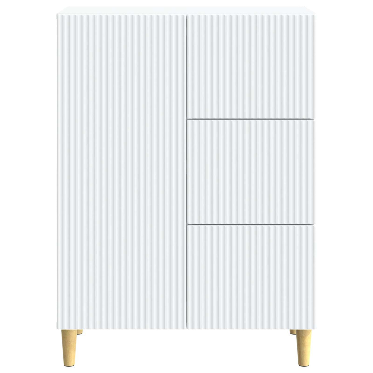 Sideboard Weiß 66 x 34,5 x 90 cm Holzwerkstoff