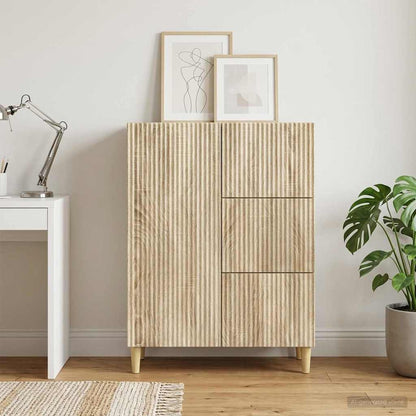 Sideboard Sonoma-Eiche 66 x 34,5 x 90 cm Holzwerkstoff
