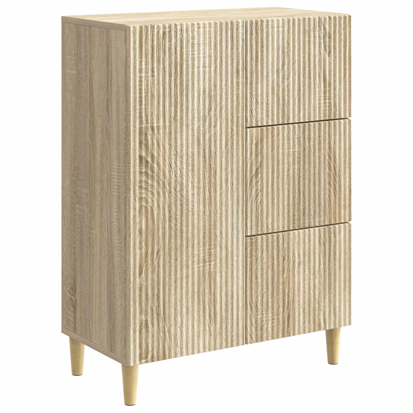 Sideboard Sonoma-Eiche 66 x 34,5 x 90 cm Holzwerkstoff