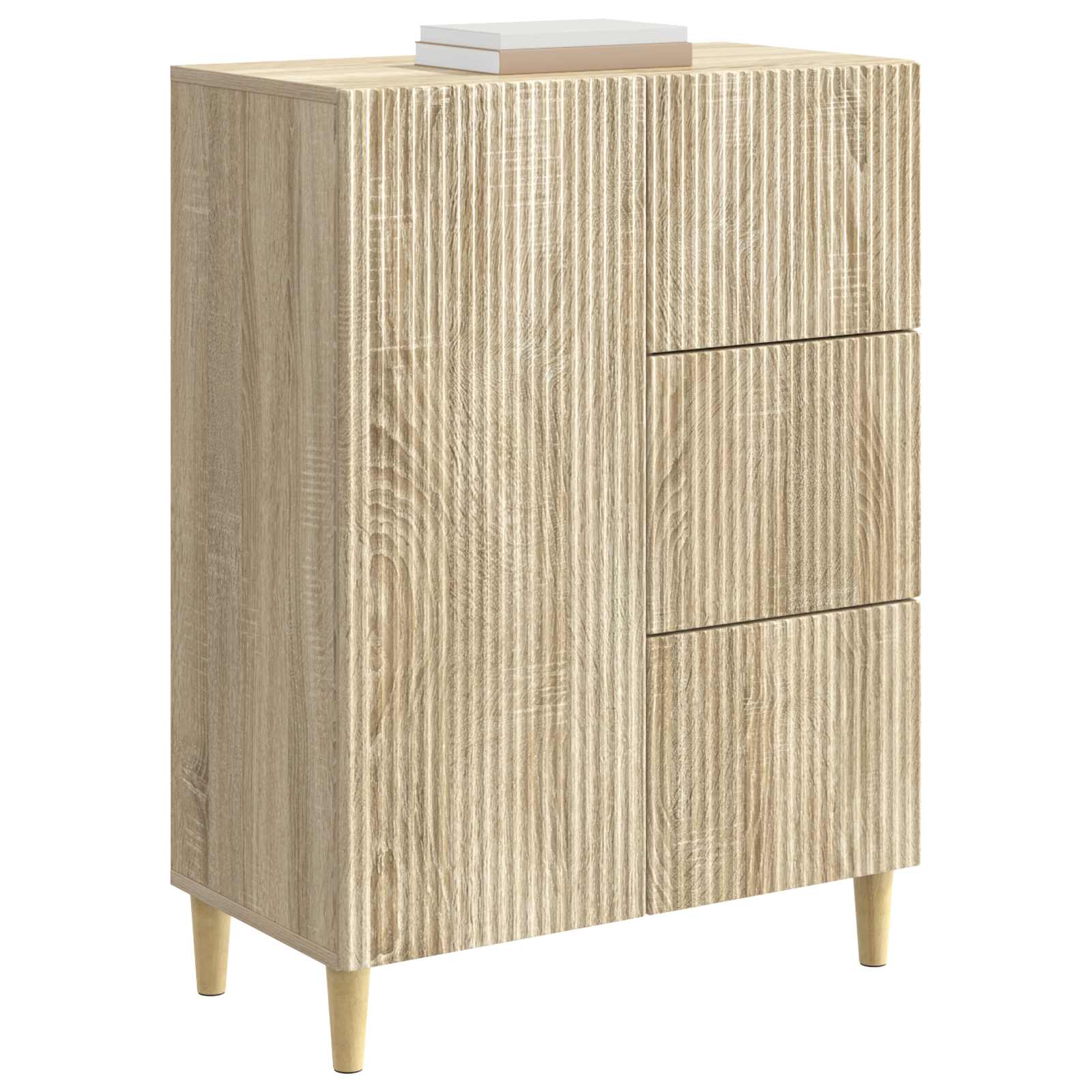 Sideboard Sonoma-Eiche 66 x 34,5 x 90 cm Holzwerkstoff