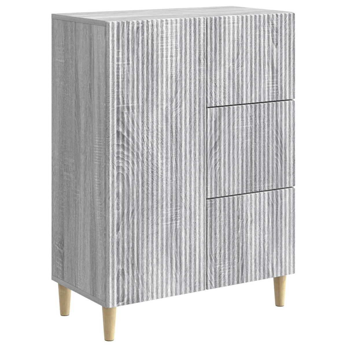 Sideboard Graues Sonoma 66 x 34,5 x 90 cm Holzwerkstoff