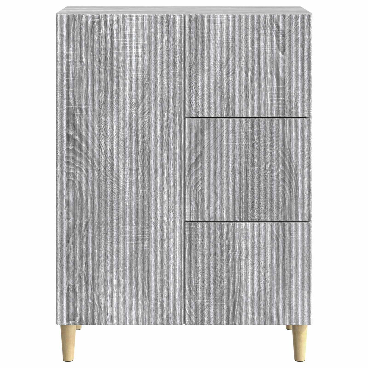Sideboard Graues Sonoma 66 x 34,5 x 90 cm Holzwerkstoff