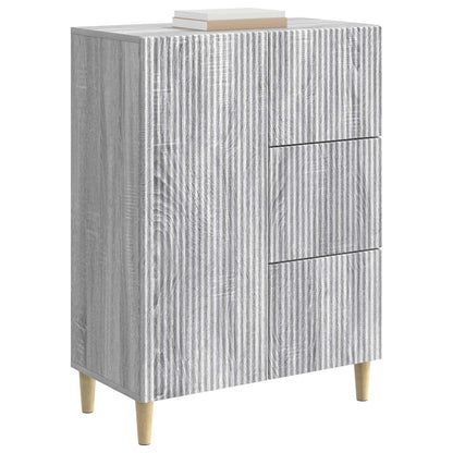 Sideboard Graues Sonoma 66 x 34,5 x 90 cm Holzwerkstoff