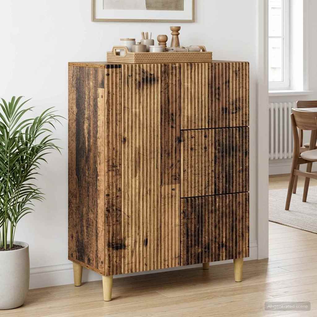 Sideboard Altholz 66 x 34,5 x 90 cm Holzwerkstoff