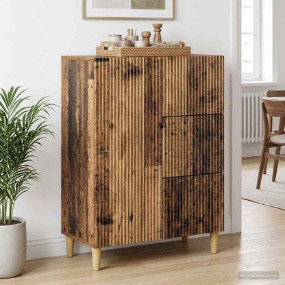 Sideboard Altholz 66 x 34,5 x 90 cm Holzwerkstoff