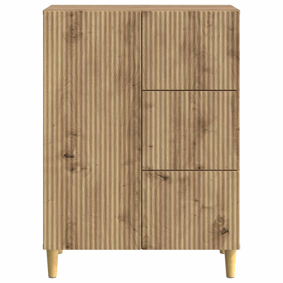 Sideboard Artisan-Eiche 66 x 34,5 x 90 cm Holzwerkstoff