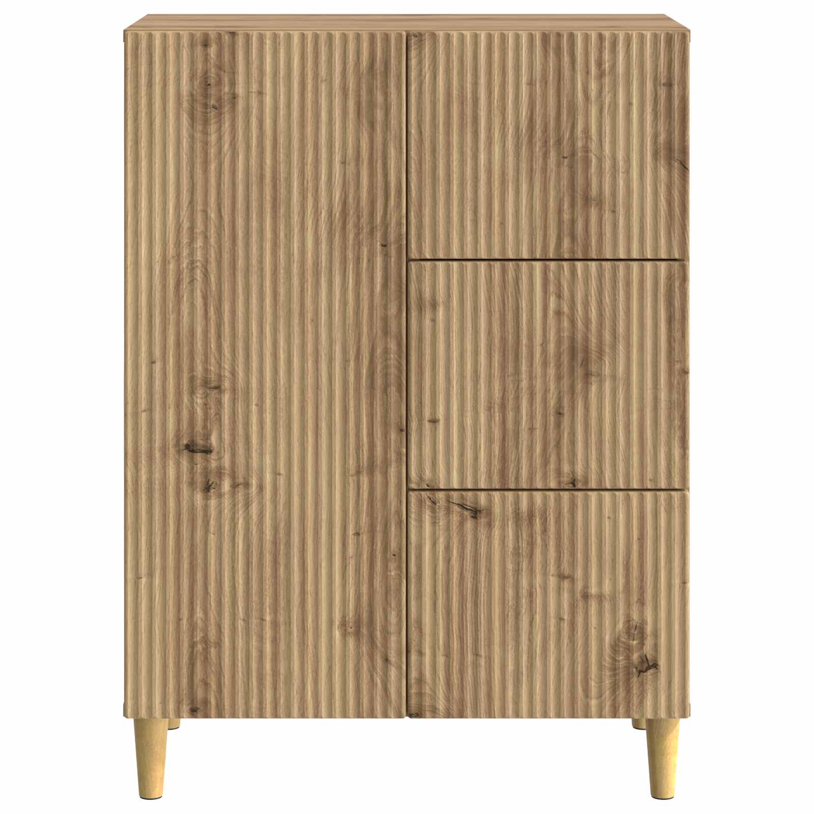 Sideboard Artisan-Eiche 66 x 34,5 x 90 cm Holzwerkstoff