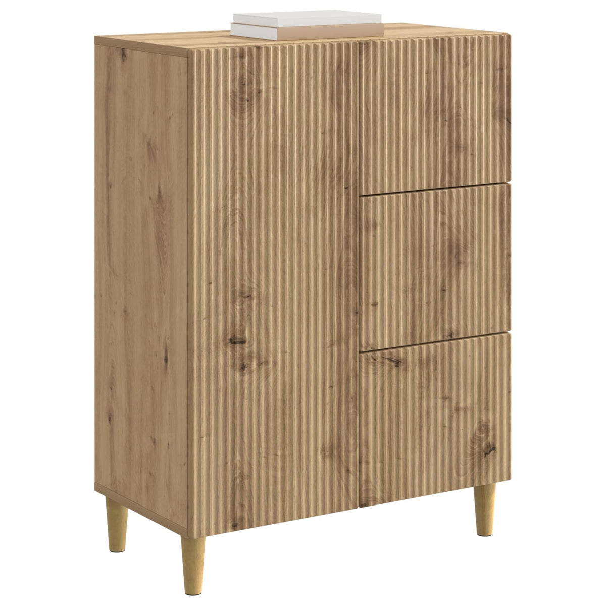 Sideboard Artisan-Eiche 66 x 34,5 x 90 cm Holzwerkstoff