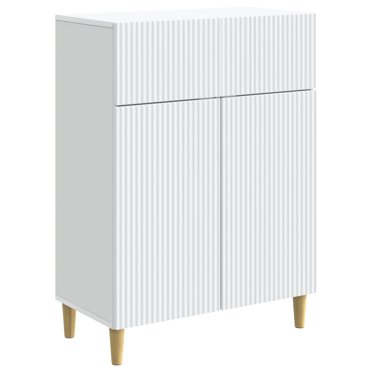Sideboard Weiß 66 x 34,5 x 90 cm Holzwerkstoff