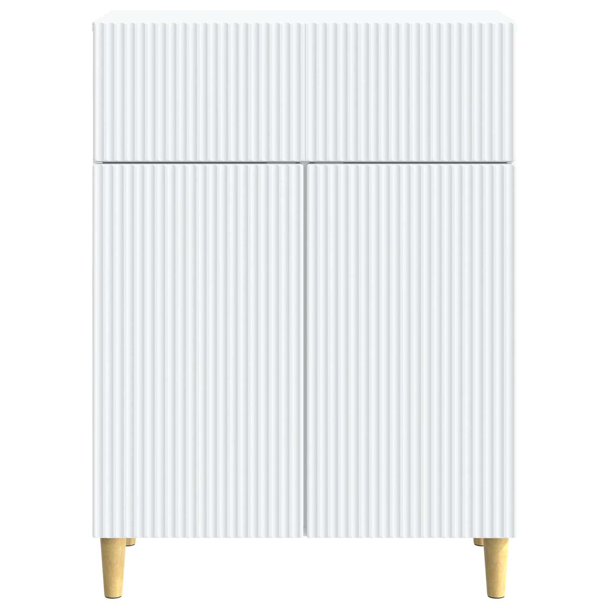 Sideboard Weiß 66 x 34,5 x 90 cm Holzwerkstoff