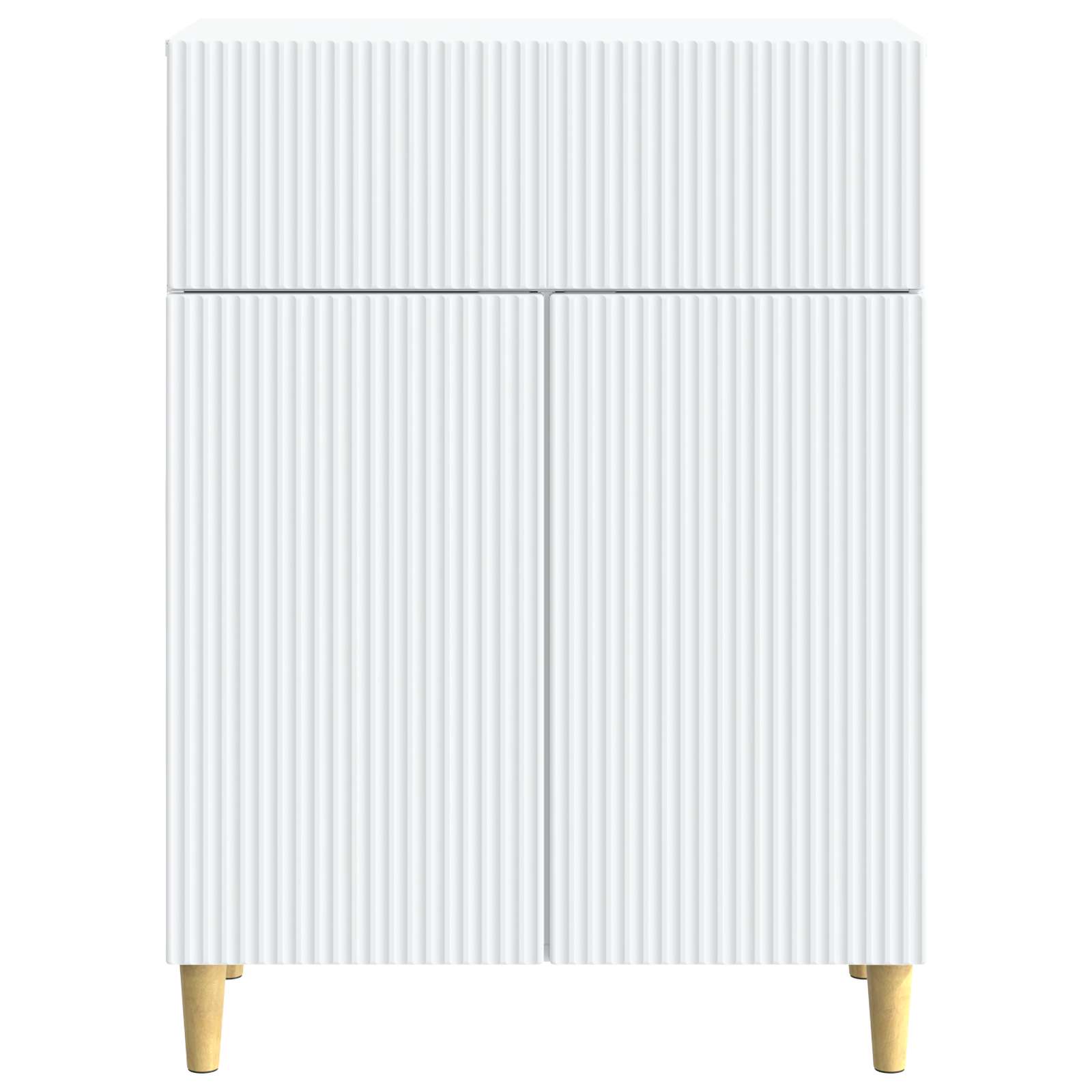 Sideboard Weiß 66 x 34,5 x 90 cm Holzwerkstoff